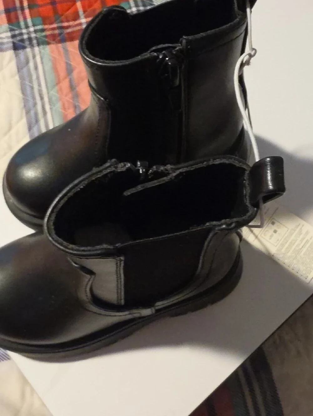GAP Kids Black Chelsea Zip Ankle Boots